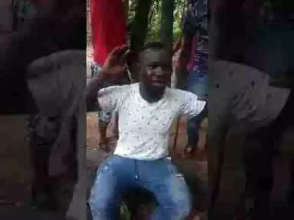 Video: Yahoo Boy Eats Feces In Warri While Doing The New Yahoo Plus.